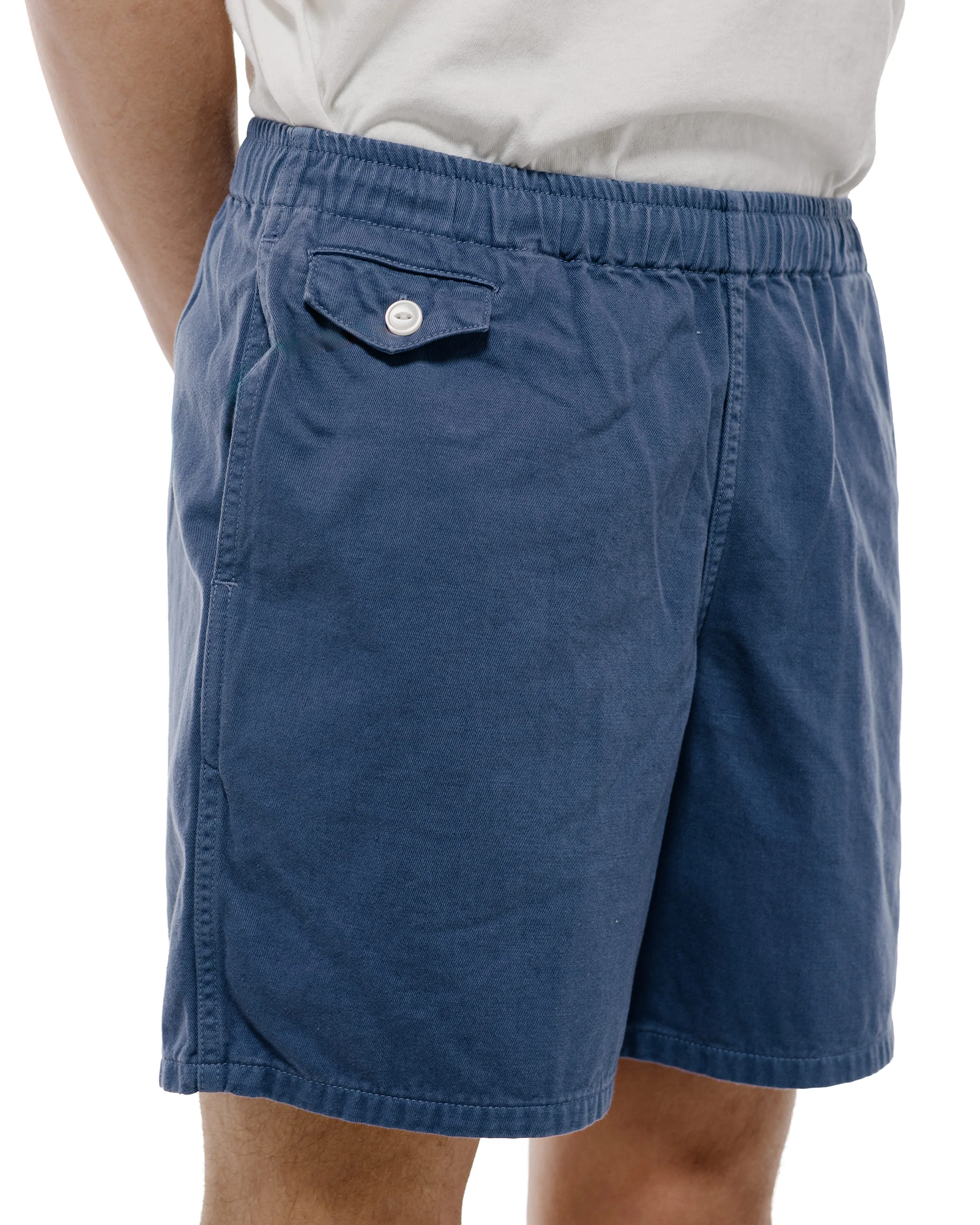 The Real McCoy's MP22015 Cotton Drill Swim Shorts (Over-Dyed) Navy - Image 3