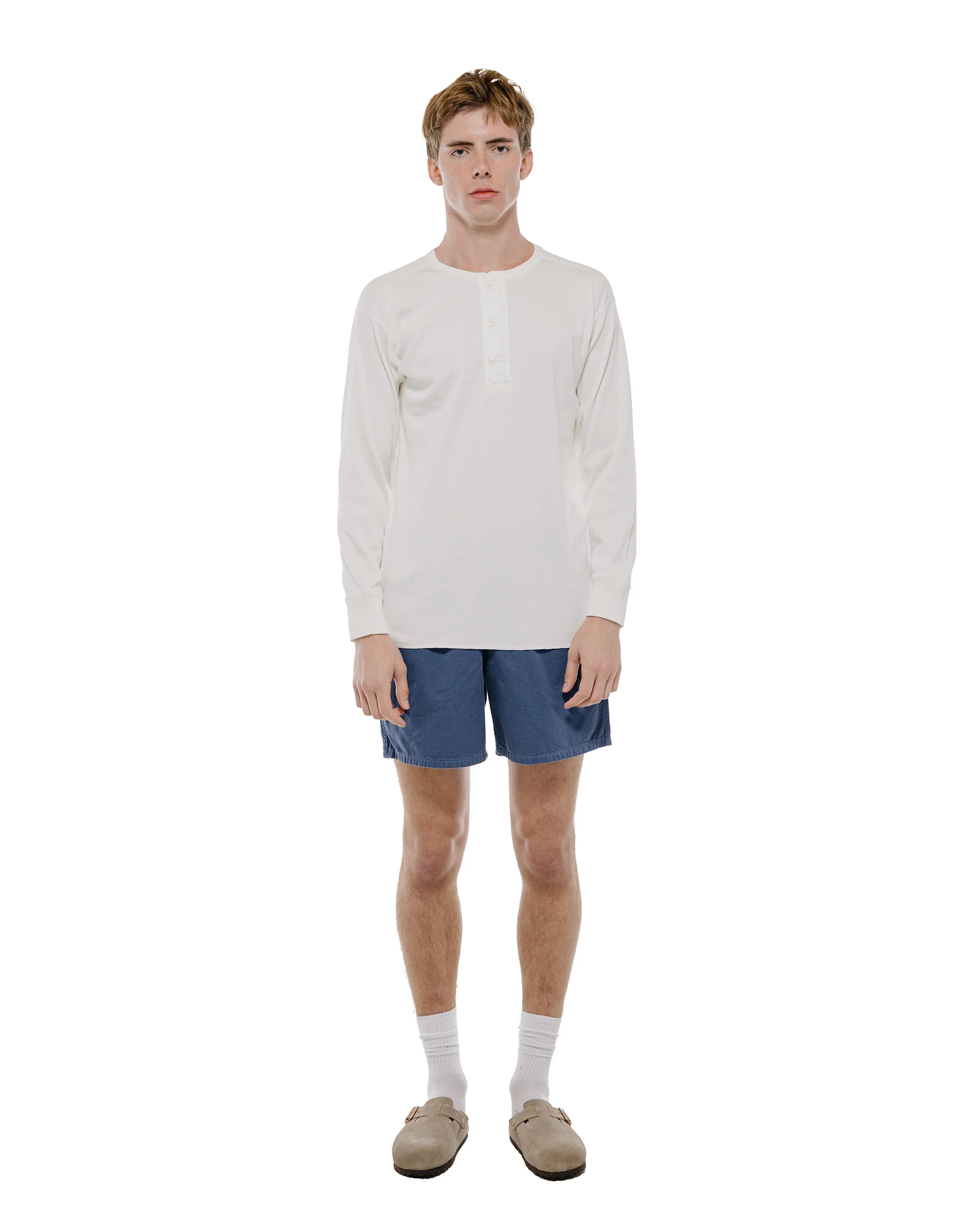 The Real McCoy's MP22015 Cotton Drill Swim Shorts (Over-Dyed) Navy - Image 5