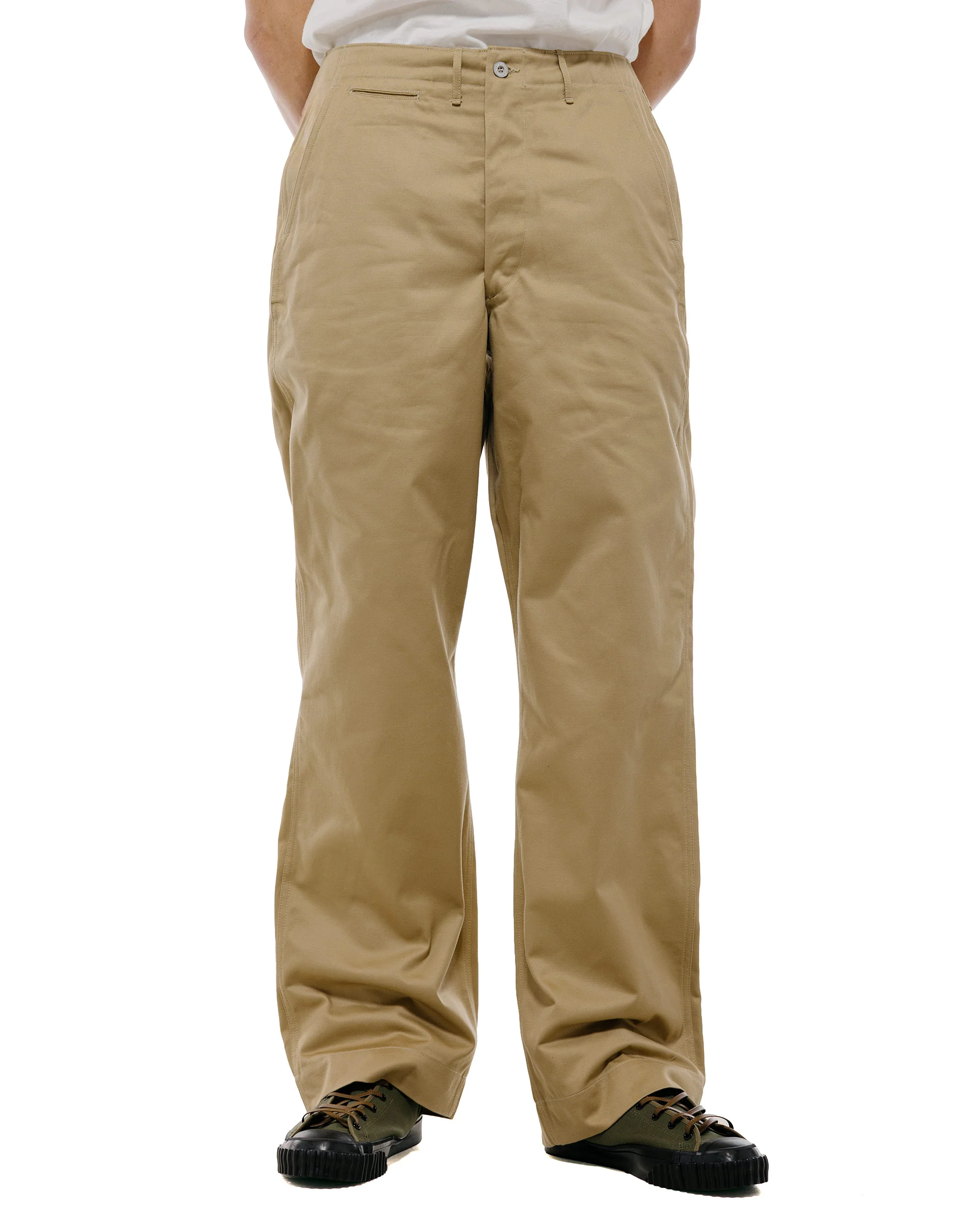 The Real McCoy's MP26006 Trousers, Cotton, Khaki, 1941 Khaki - Image 2
