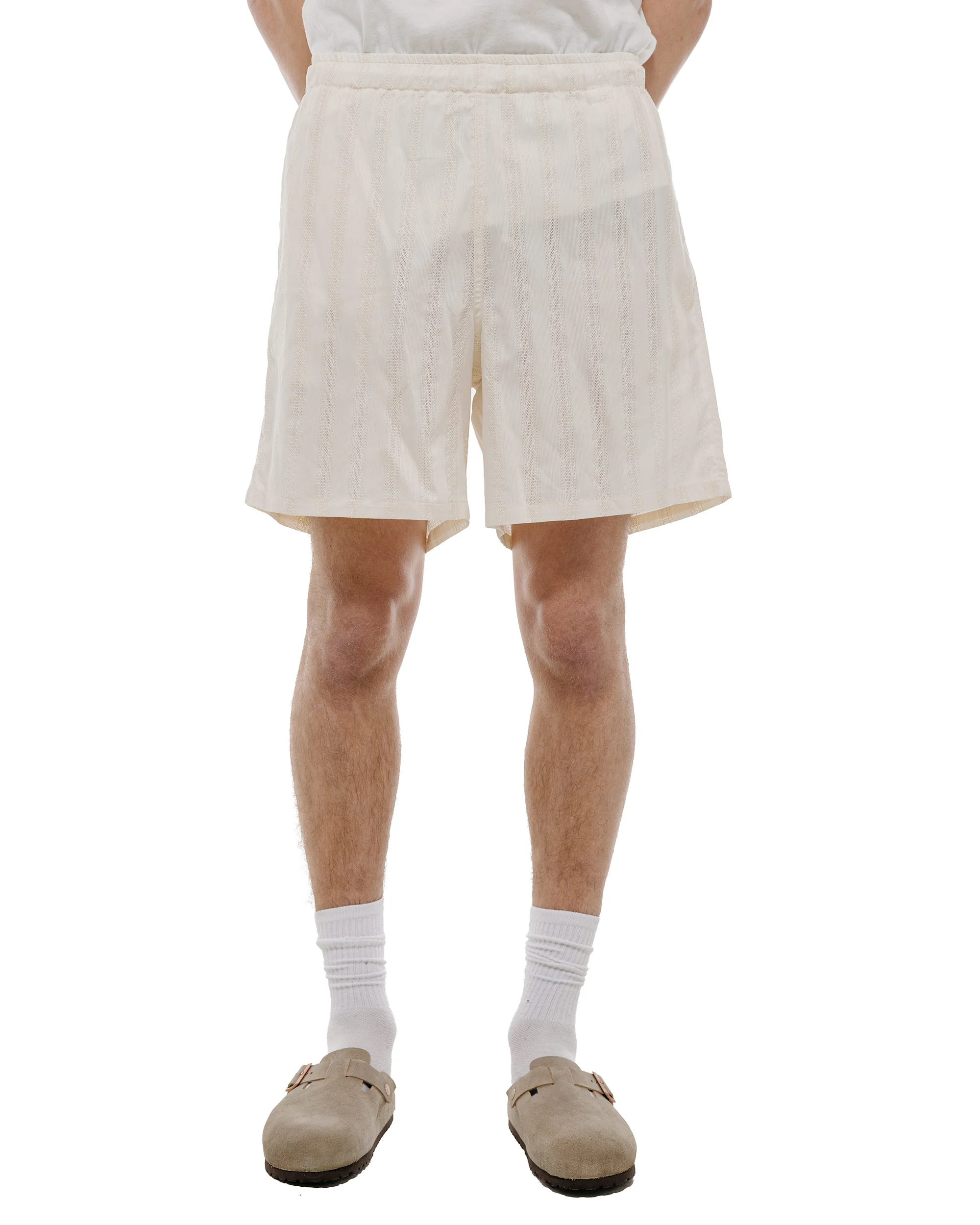 The Real McCoy's MP26015 Joe McCoy Cuban Shorts Ecru - Image 2