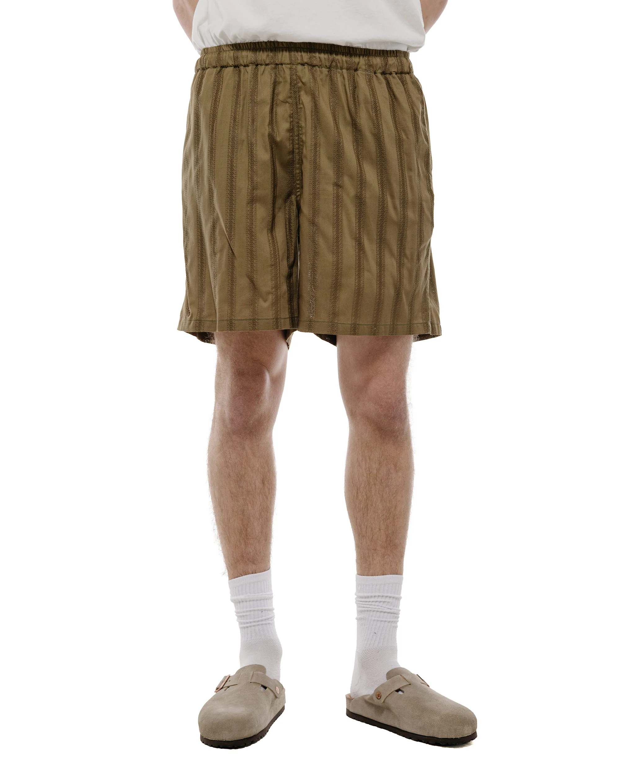 The Real McCoy's MP26015 Joe McCoy Cuban Shorts Olive - Image 2