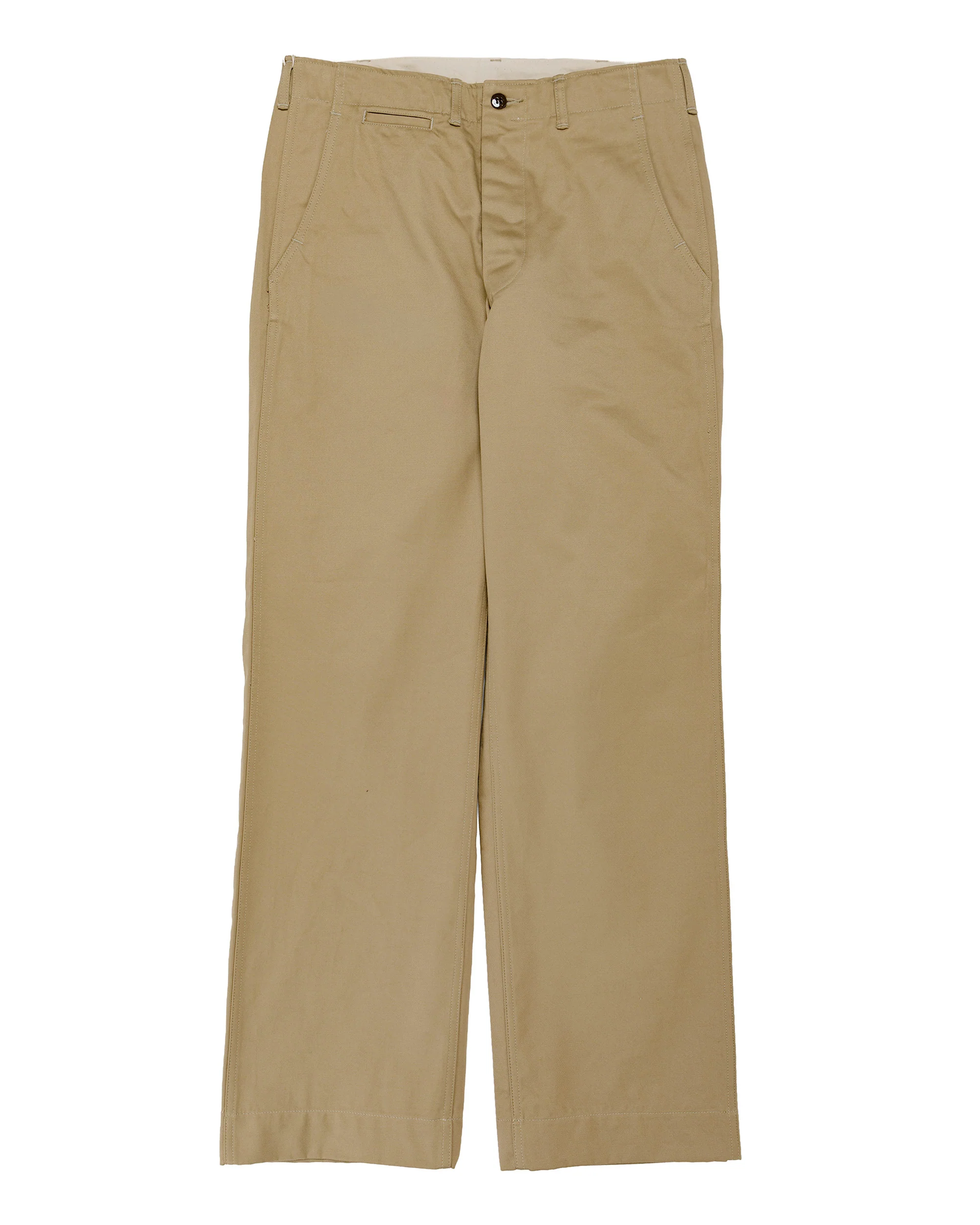 The Real McCoy's MP26018 Trousers, Cotton, Khaki, 1945 Khaki