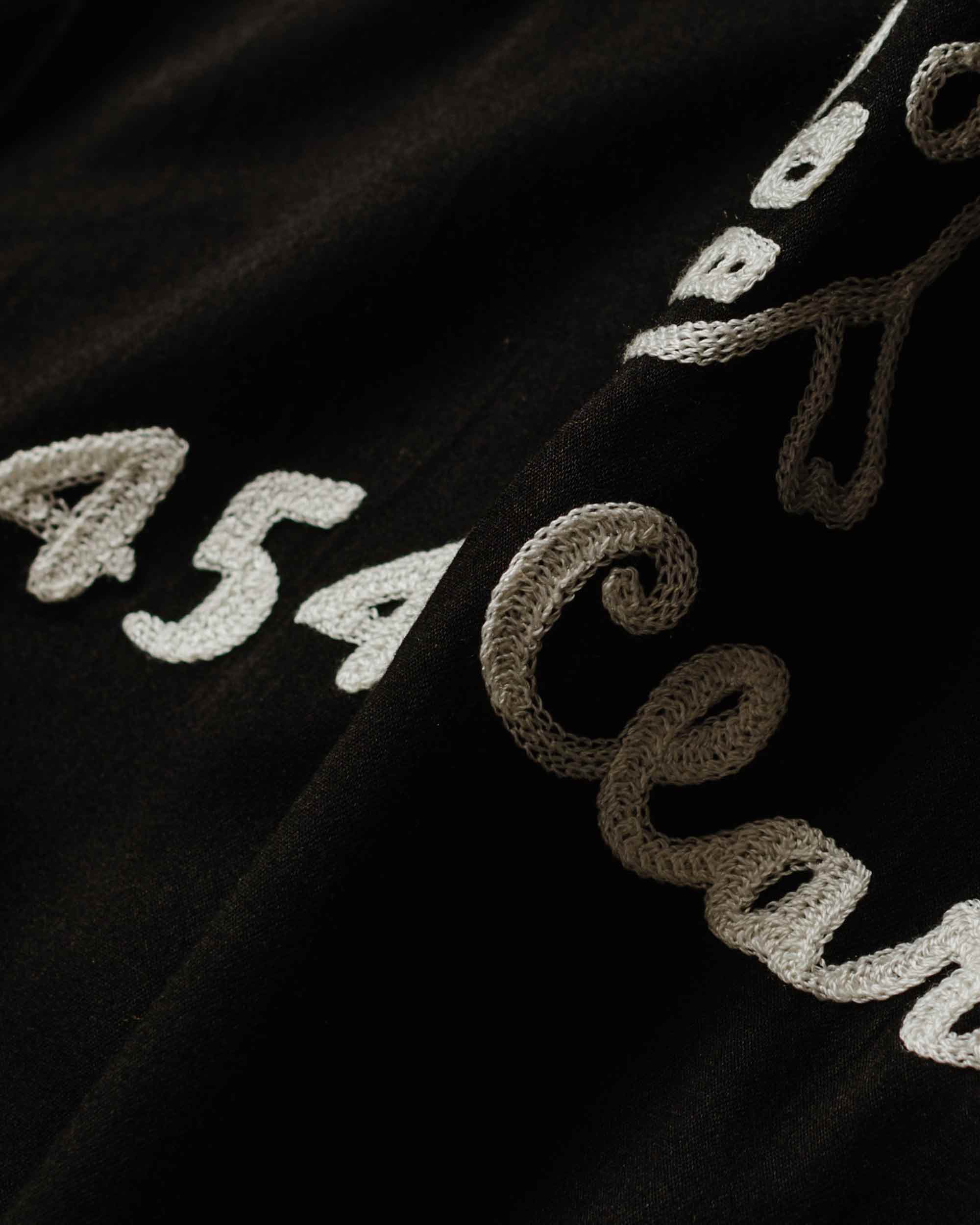 The Real McCoy's MS22002 Rayon Bowling Shirt / Jolly Roger Black - Image 5