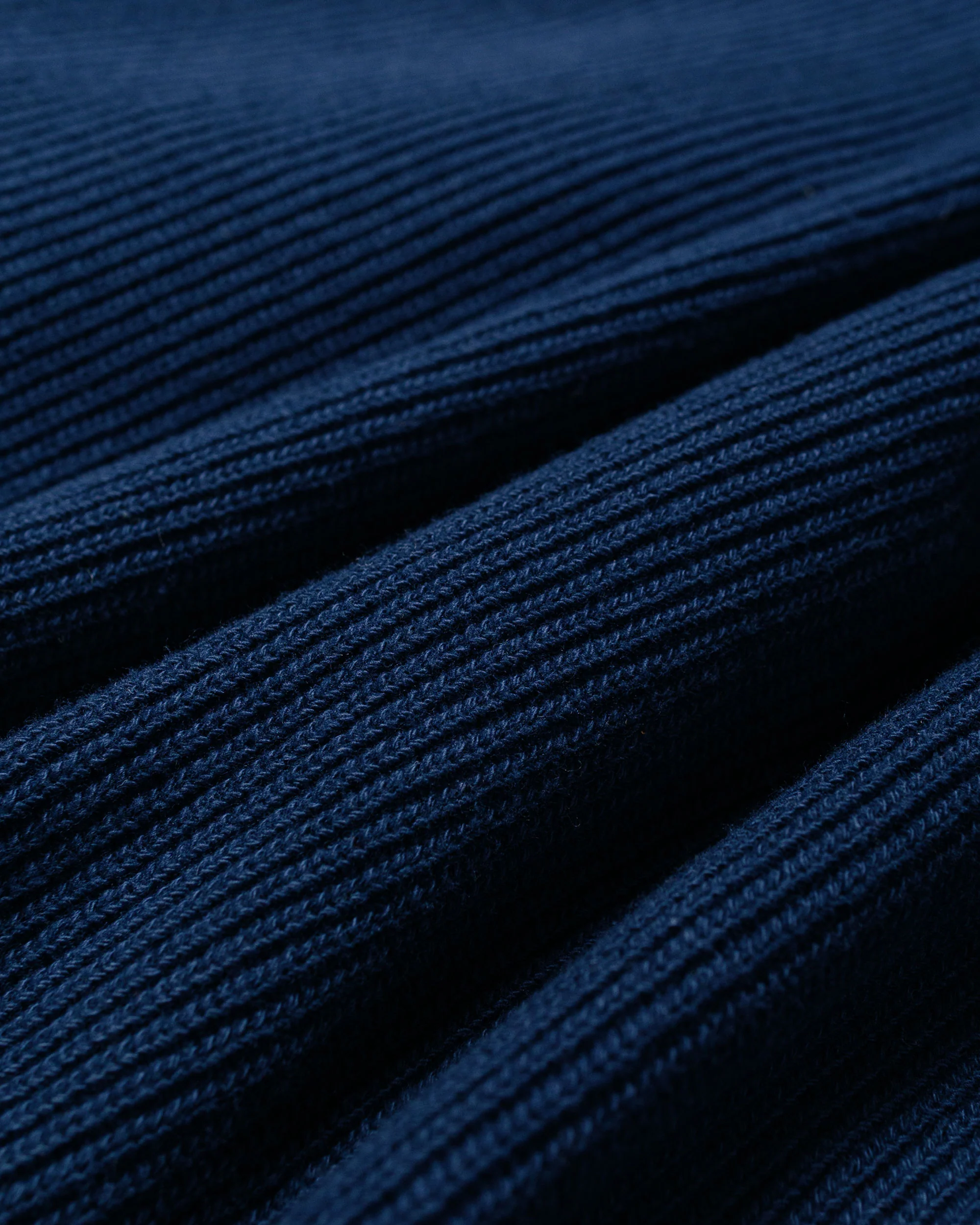 ts(s) Lined Easy Cardigan Rib Stitch Cotton Jersey Navy - Image 6