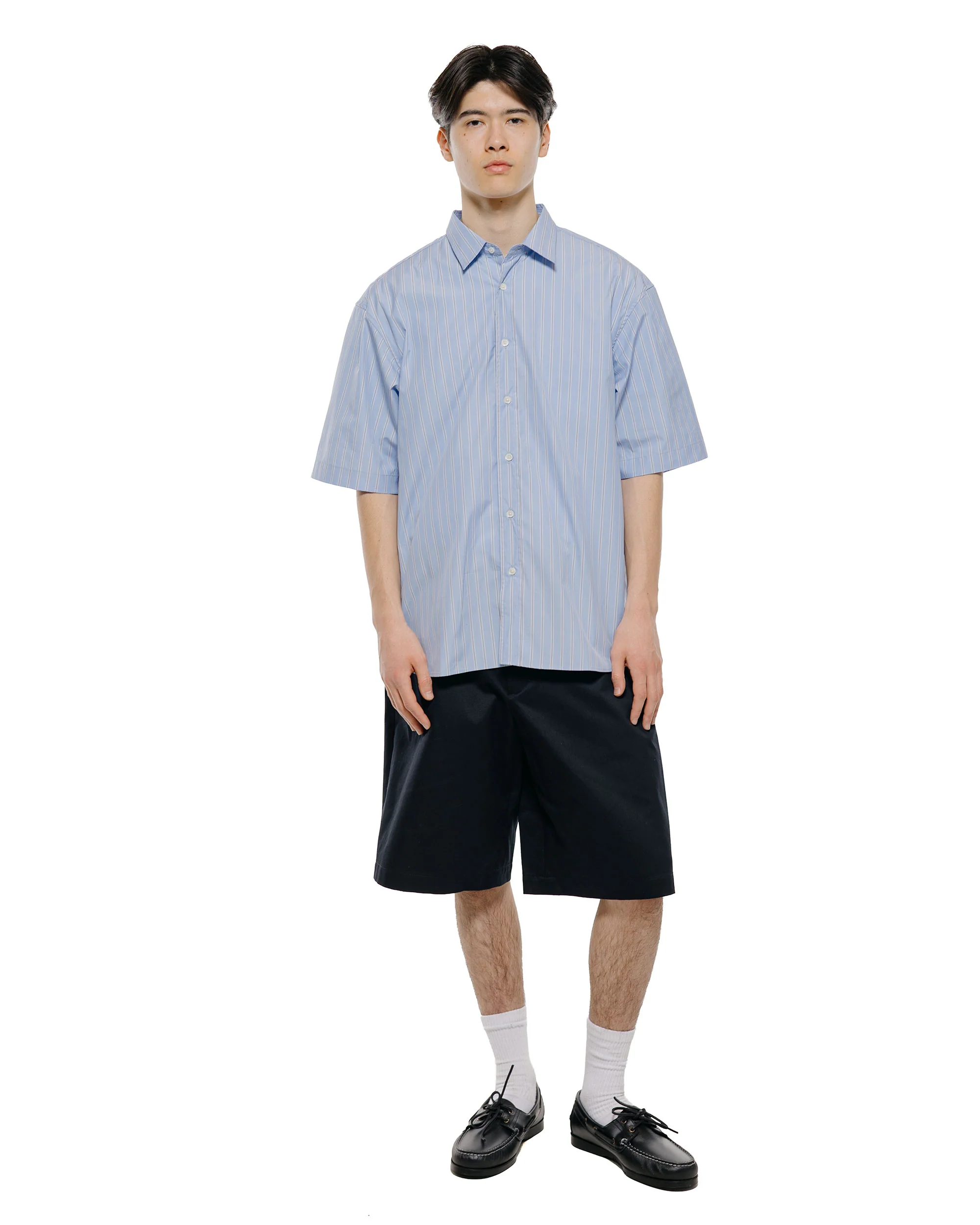 Universal Products S/S Regular Shirts Blue - Image 4