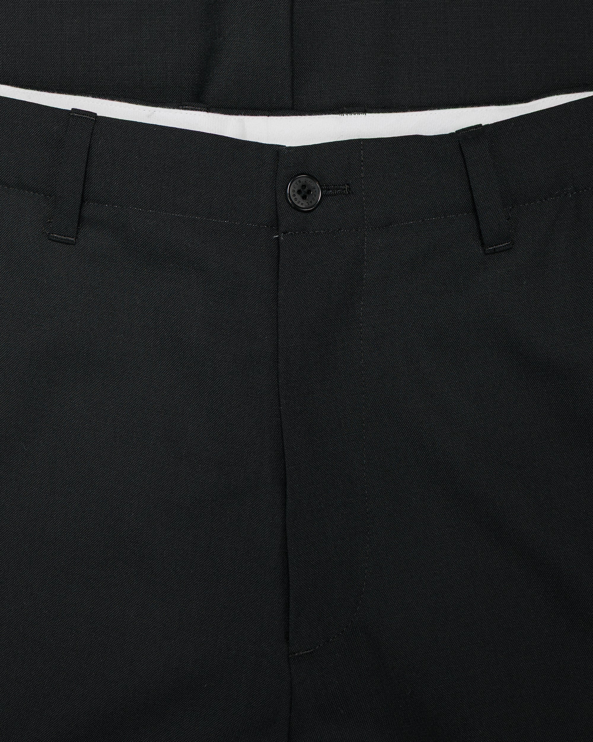 Universal Products Summer Wool Wide Trousers Black - Image 5