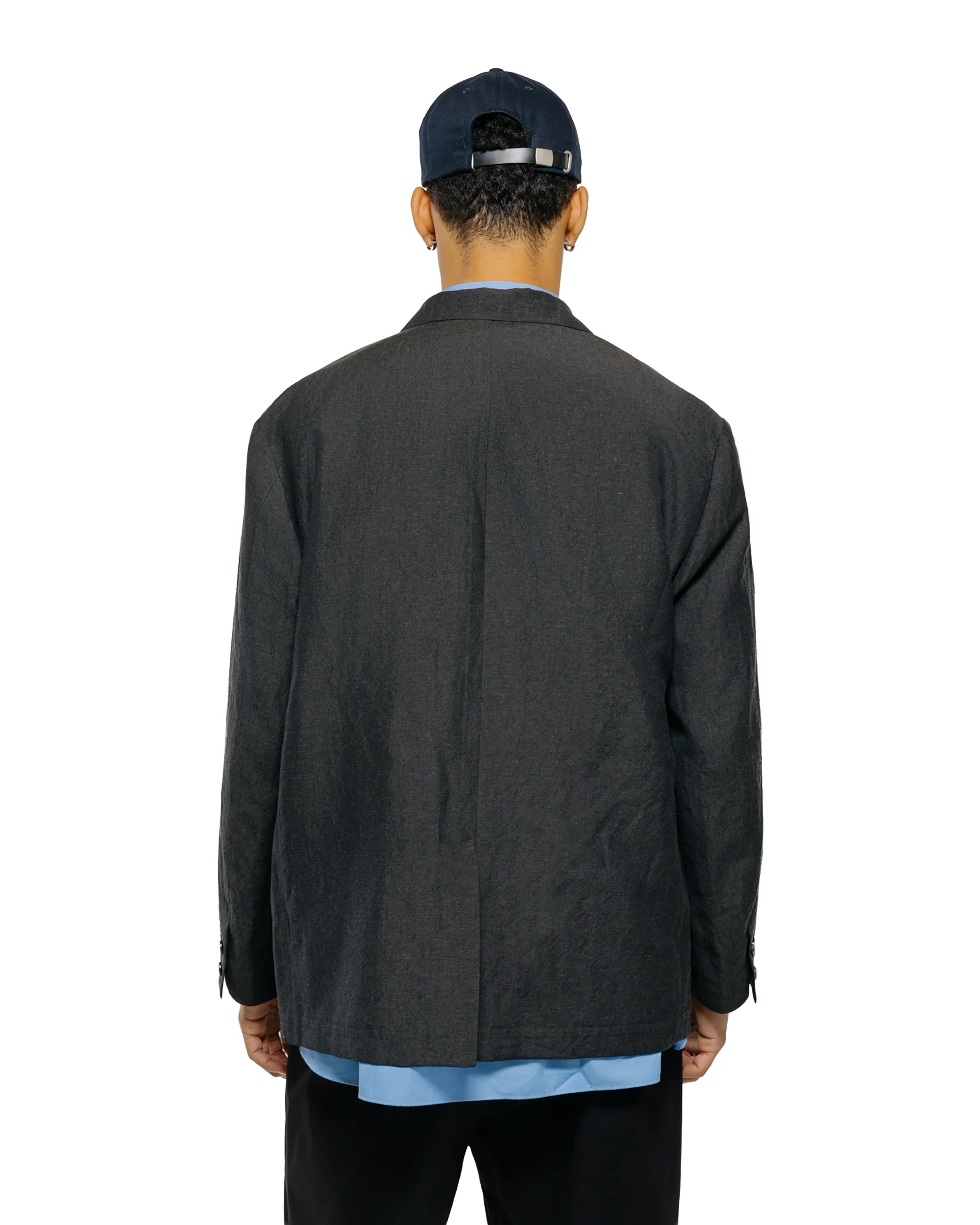 Universal Products Wool Linen 2B Jacket Charcoal - Image 3