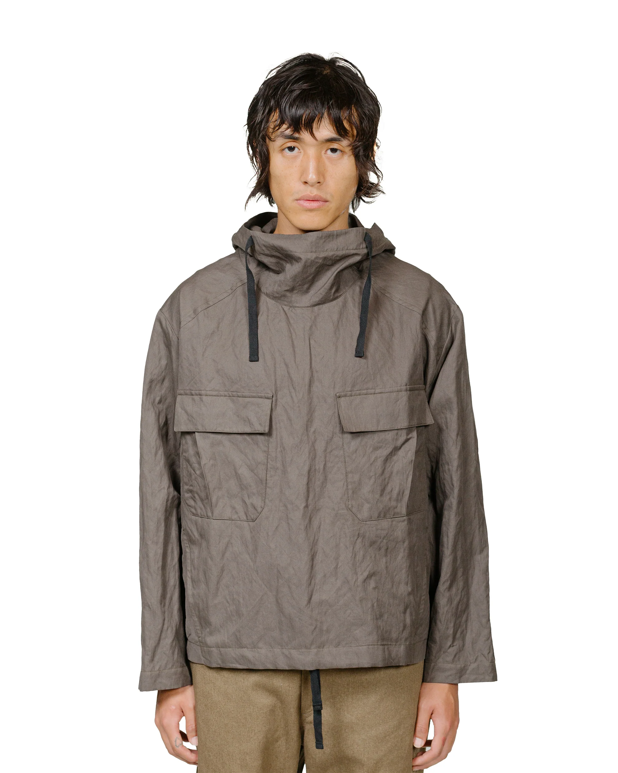 Wanze Army Smock Cotton Metal Kelp Green - Image 2