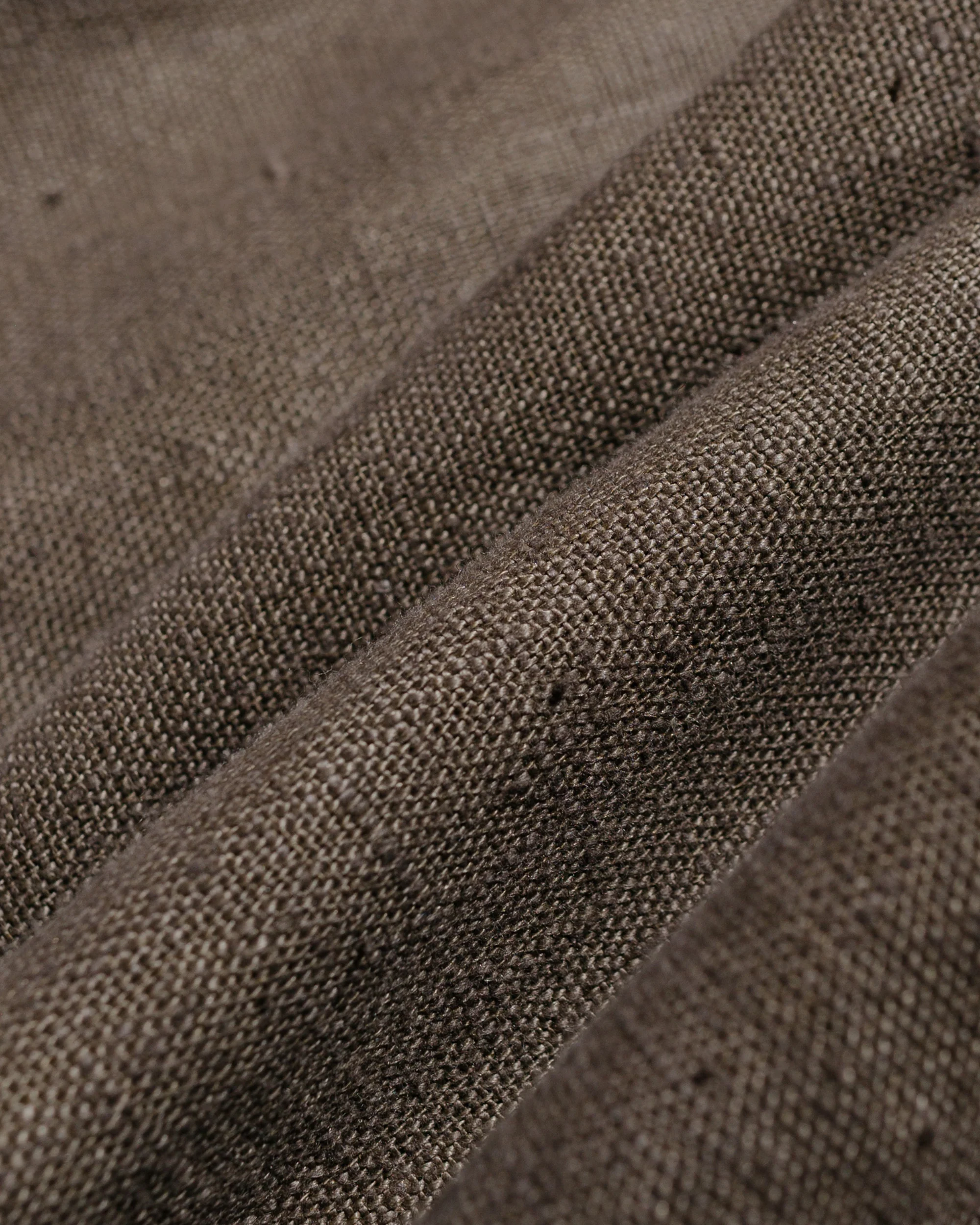 Wanze Button Up Blouson Natural Linen Taupe - Image 6