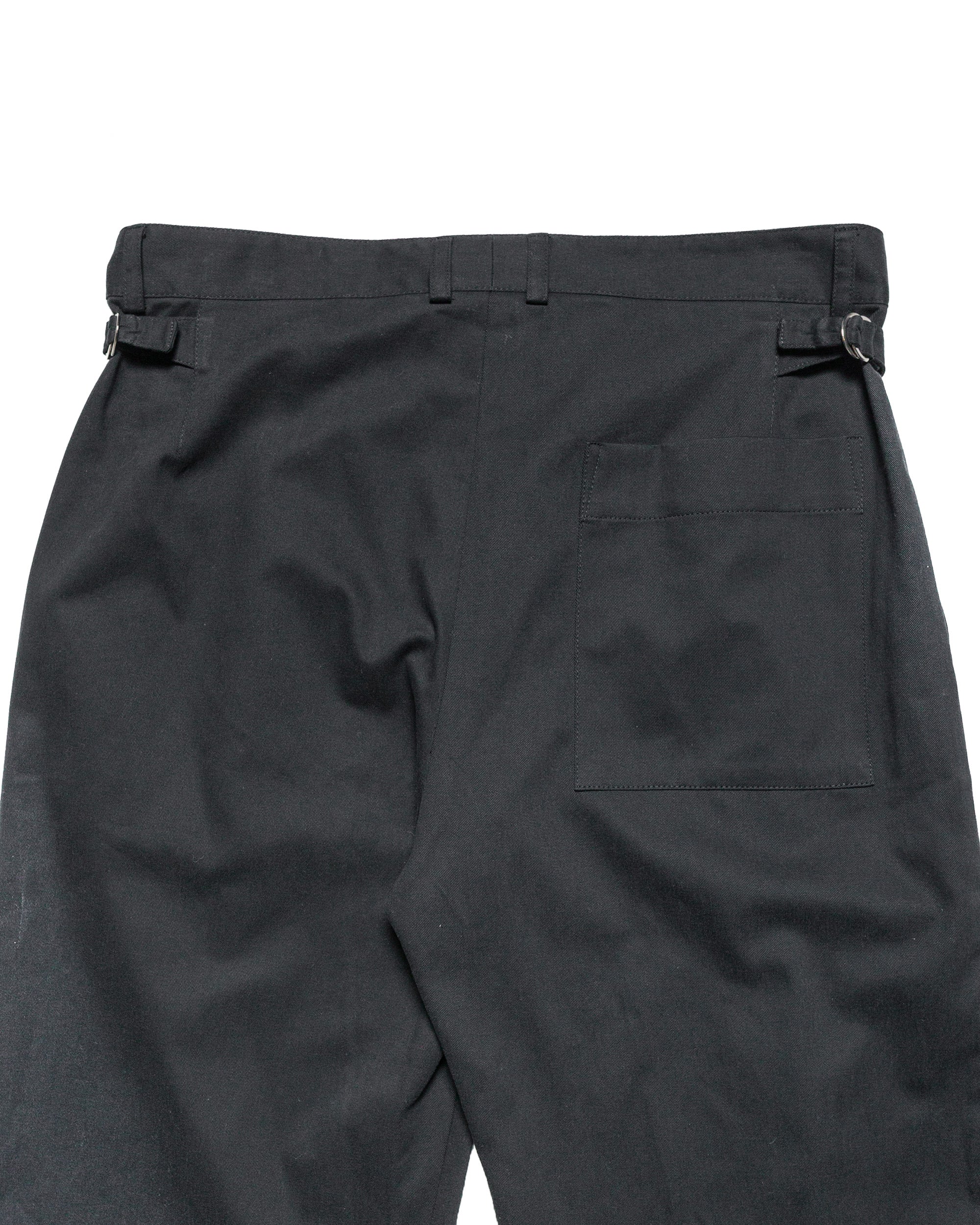 Wanze Cinch Trouser Cotton Twill Black - Image 6