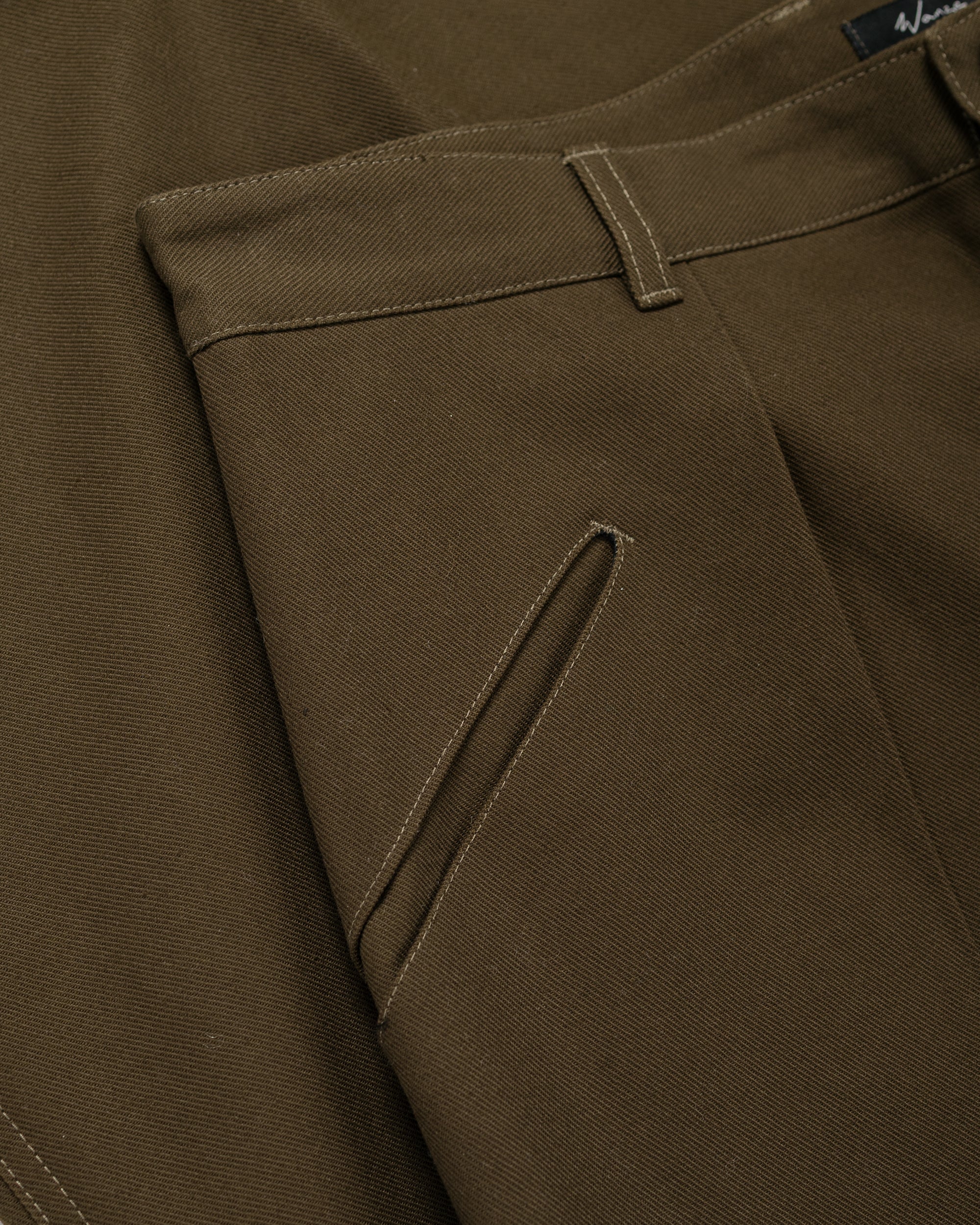Wanze Flight Pant Cotton Twill Army Green - Image 5