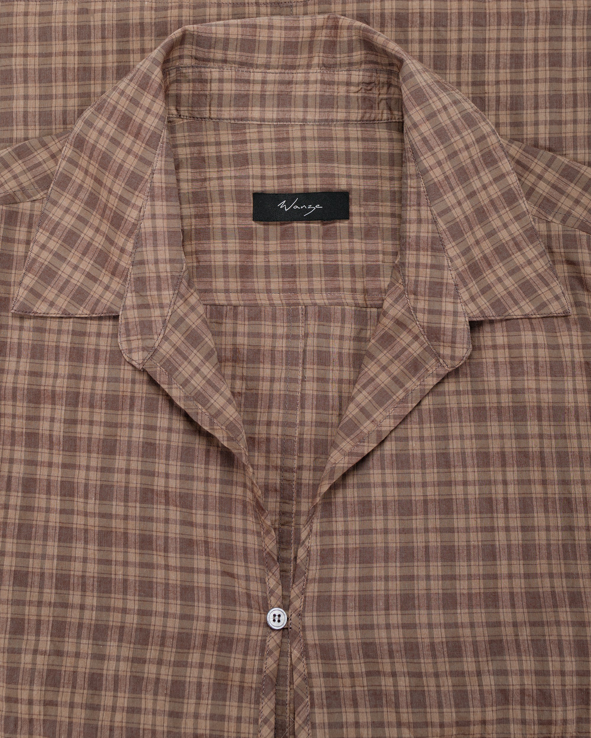 Wanze Skipper Shirt Organic Cotton Umber - Image 6