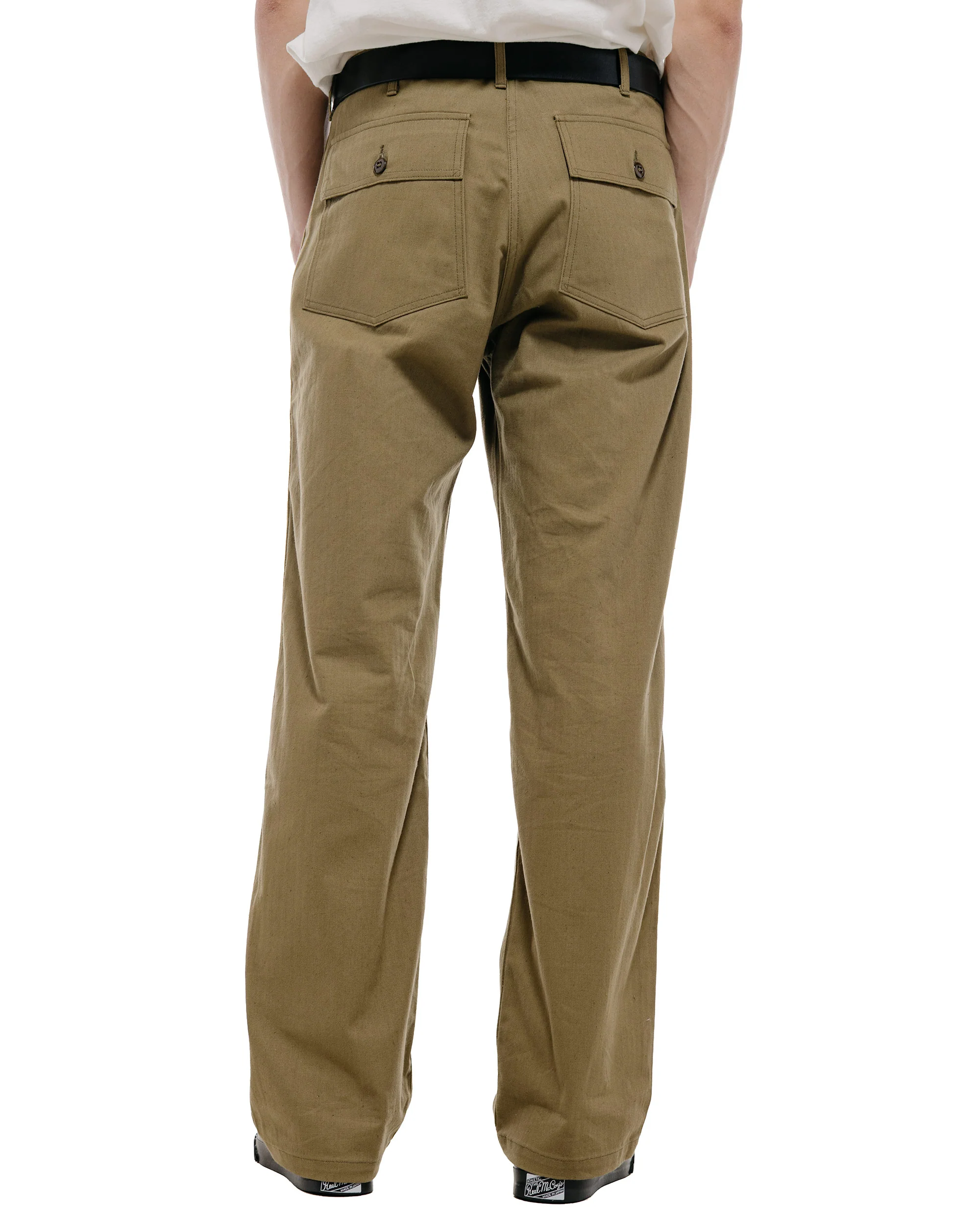 Warehouse Lot. 1086 Military Herringbone Pants OD Green - Image 4