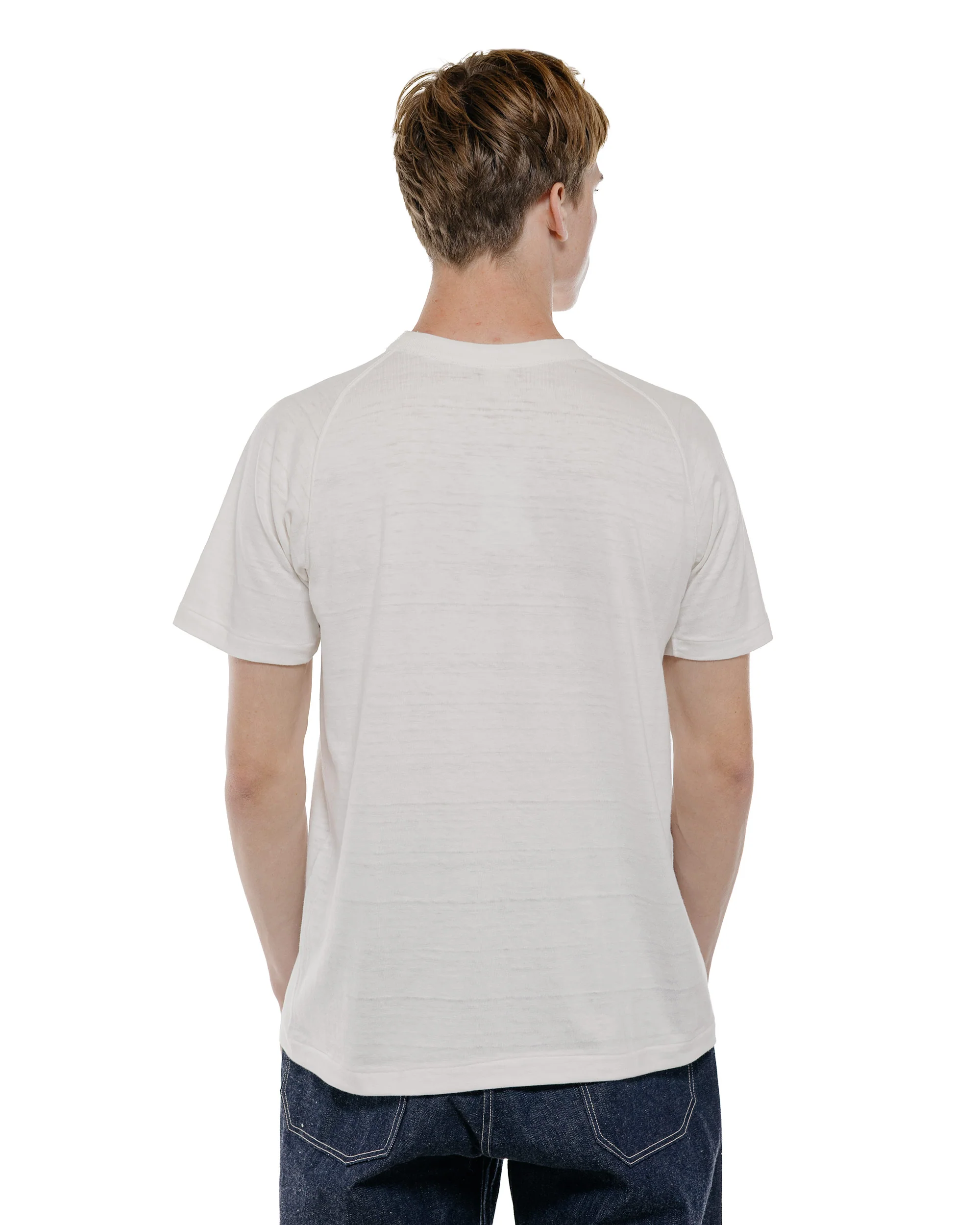 Warehouse Lot. 4048 Short Sleeve Freedom T-Shirt Off White - Image 3