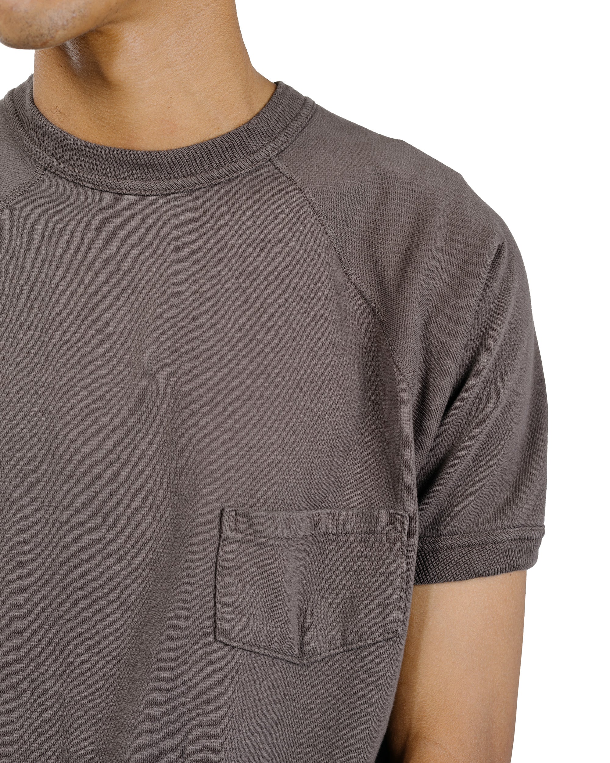 Warehouse Lot. 4105 Short Sleeve SW With Pocket Plain Charcoal - Image 3