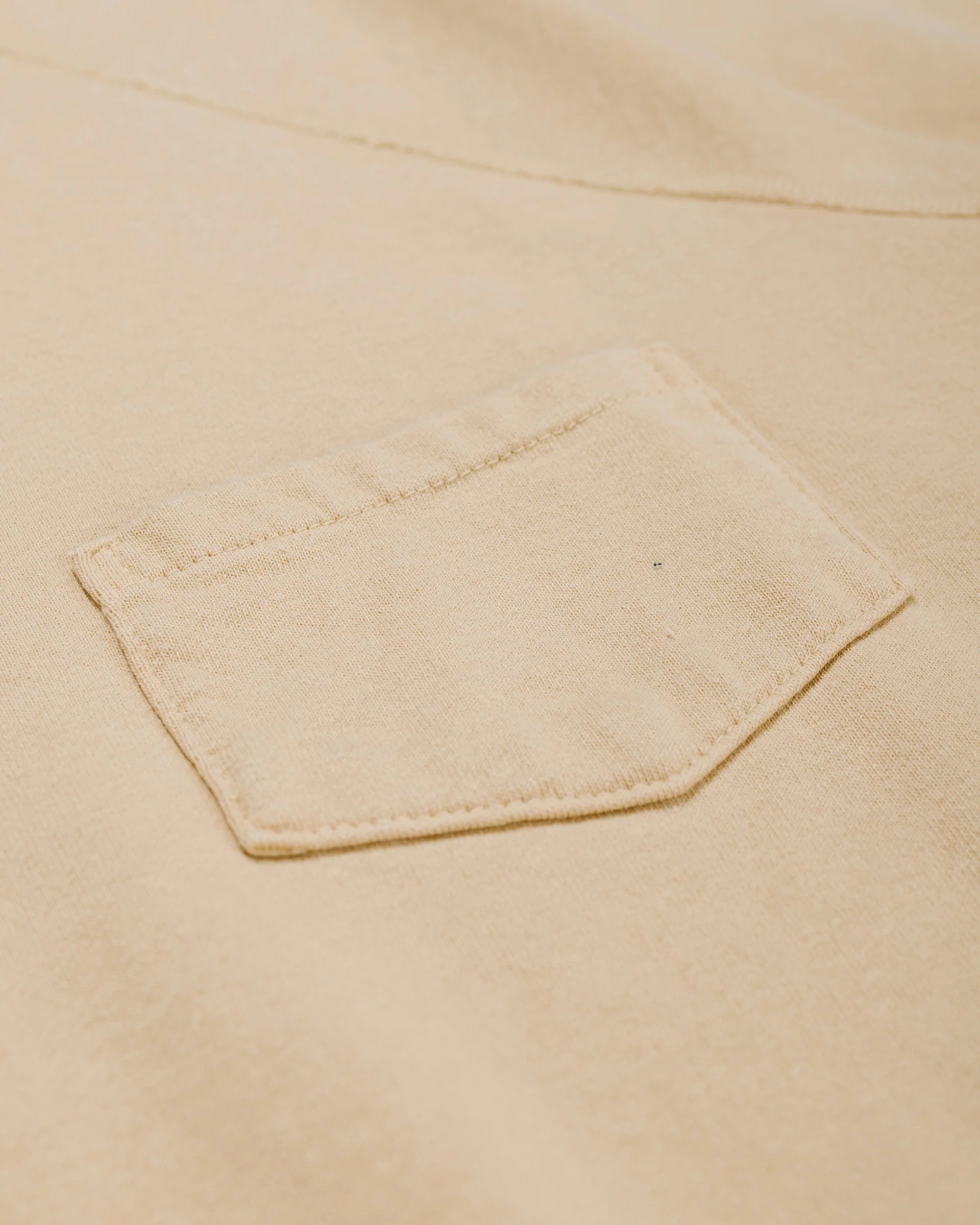 Warehouse Lot. 4105 Short Sleeve SW With Pocket Plain Dark Beige - Image 6