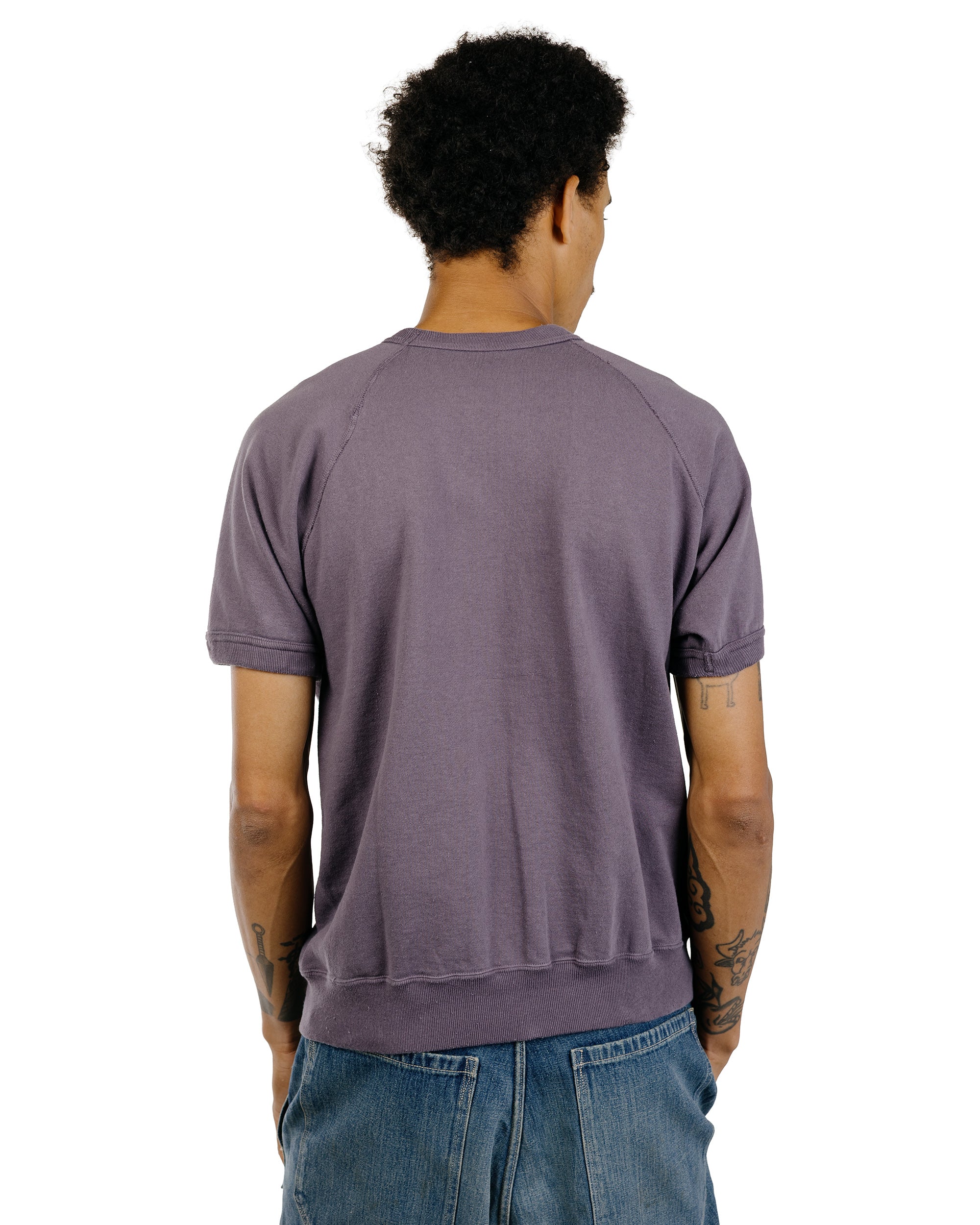 Warehouse Lot. 4105 Short Sleeve SW With Pocket Plain Navy - Image 4