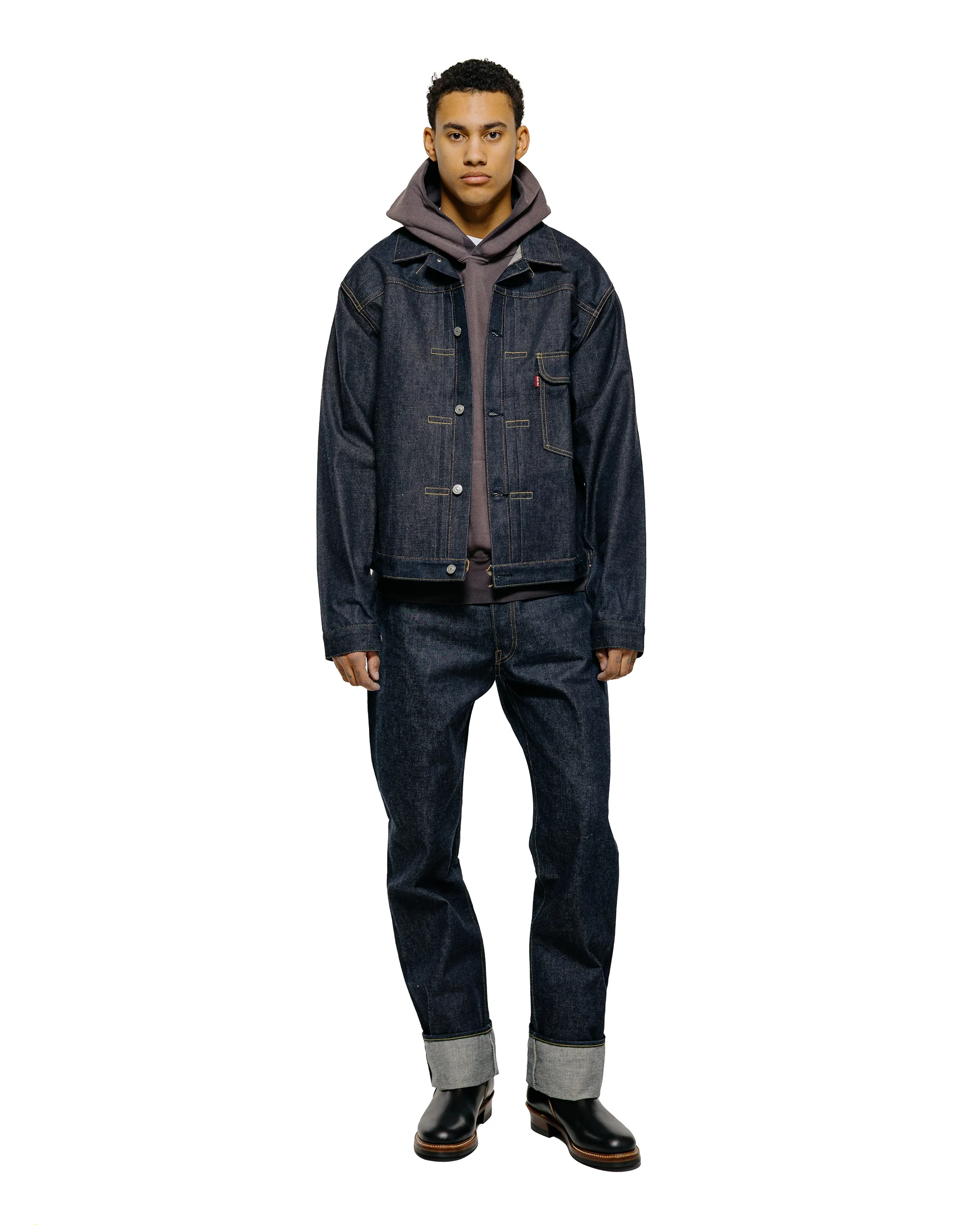 Warehouse Lot. 462 Raglan Hood U/W Sun Burned Sumikuro - Image 4