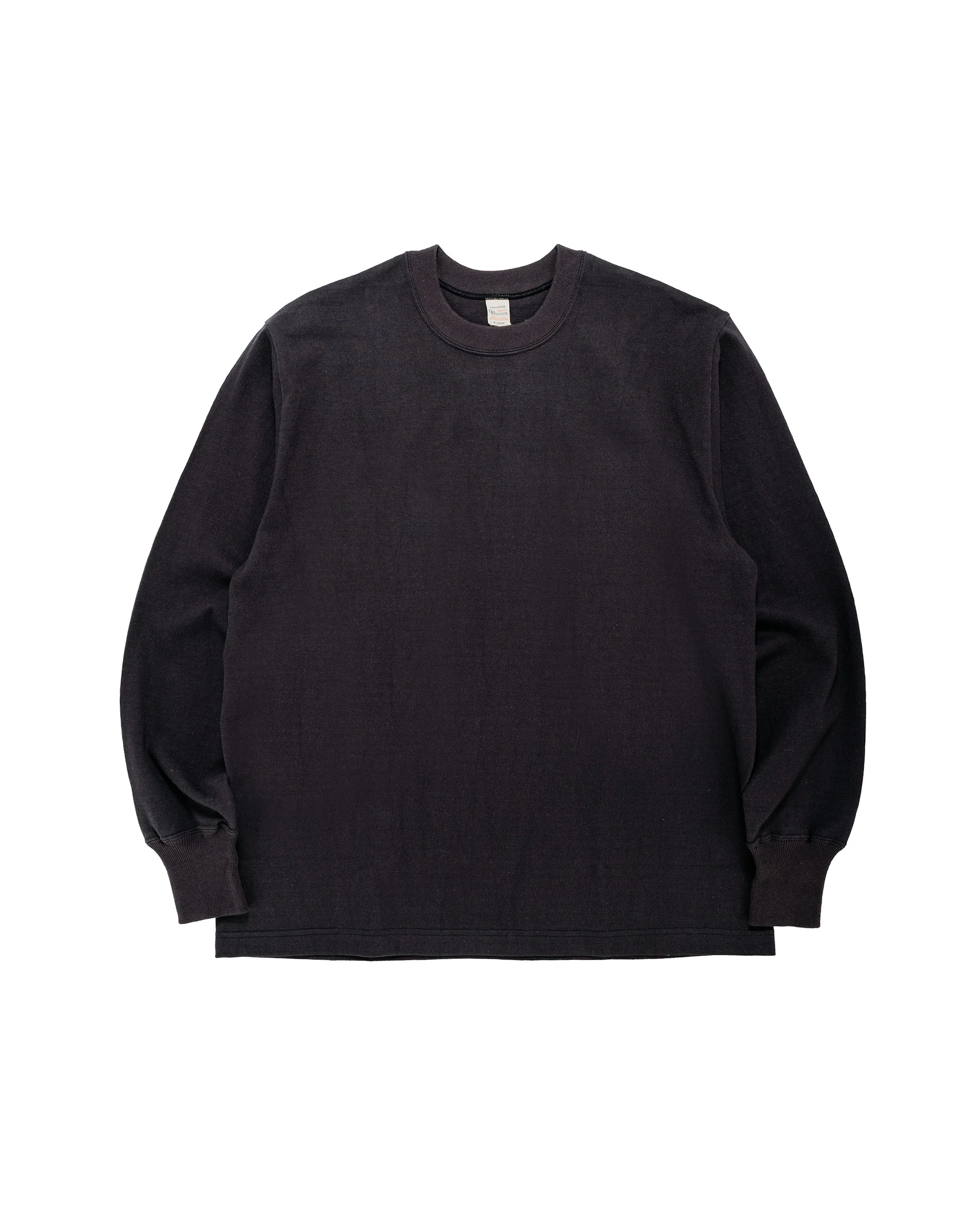 Warehouse Lot. 5914 Long Sleeve Crew Neck T-Shirt Solid Sumikuro
