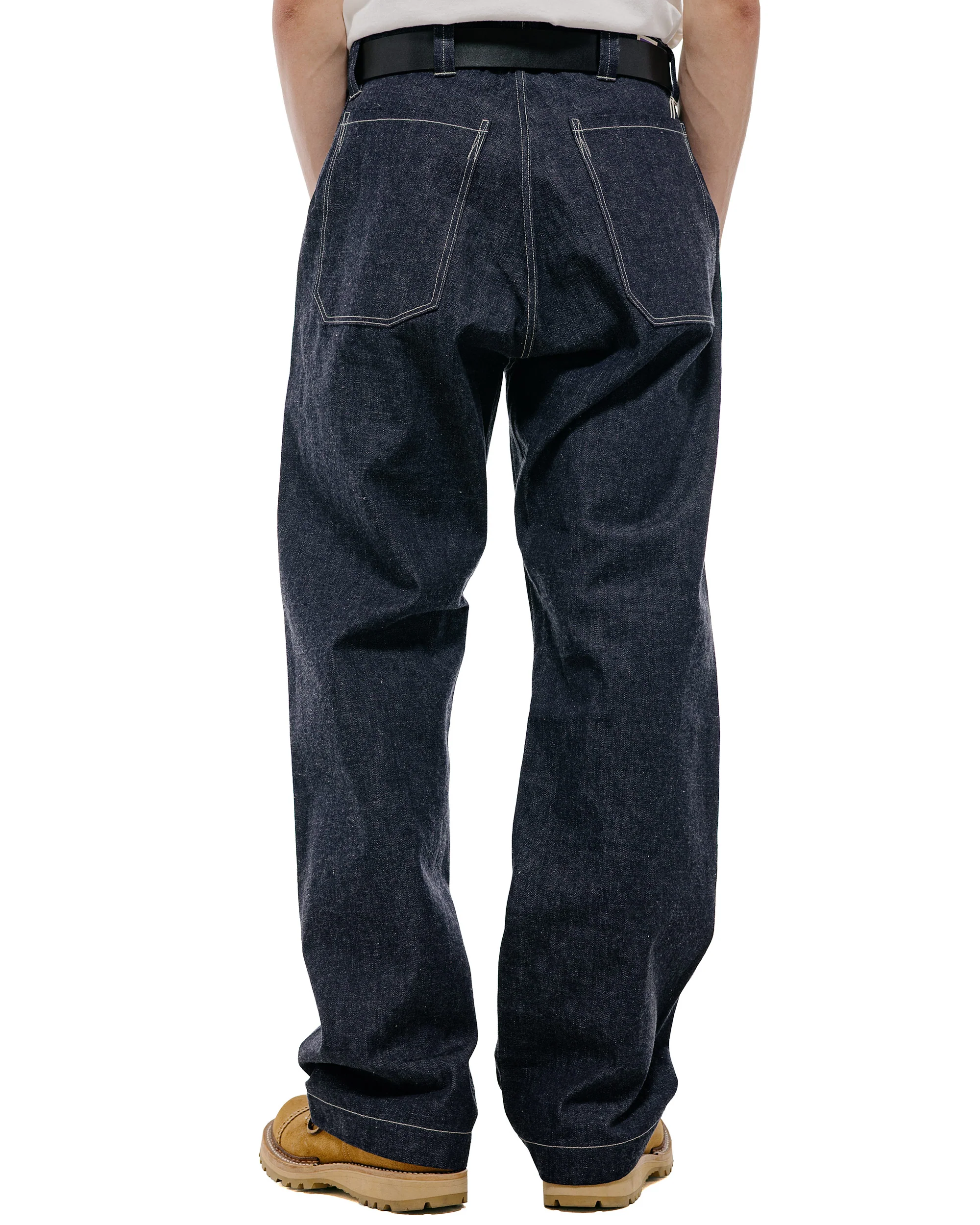 Warehouse Lot. JG-01S 1910s Netmaker's Trousers Indigo Denim Original - Image 4