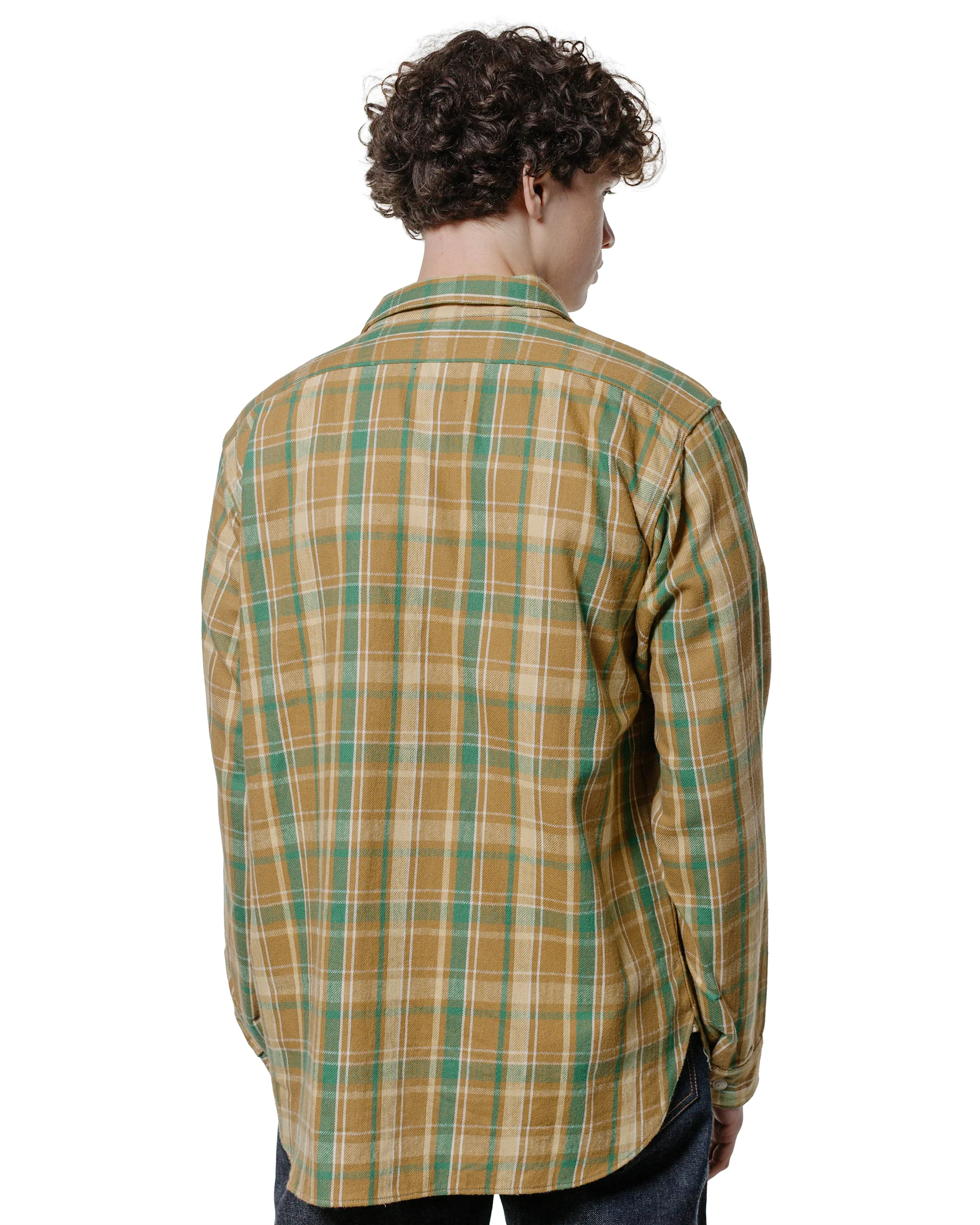 Warehouse Lot. JG-06 1940's Storm Shirt E Brown - Image 3