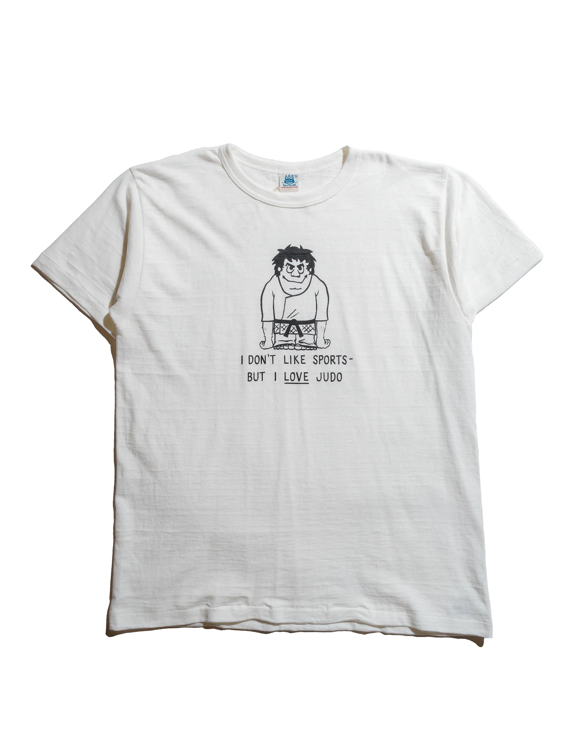 Warehouse Lot. JG-CS06 I Love Judo T Off White